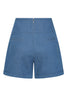 Denim Swallows Hi-Waist Shorts