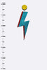 Bowie Bolt Earrings: Blue
