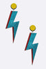 Bowie Bolt Earrings: Blue