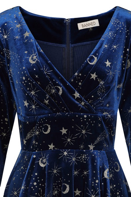 Enchanted Night Velvet Dress
