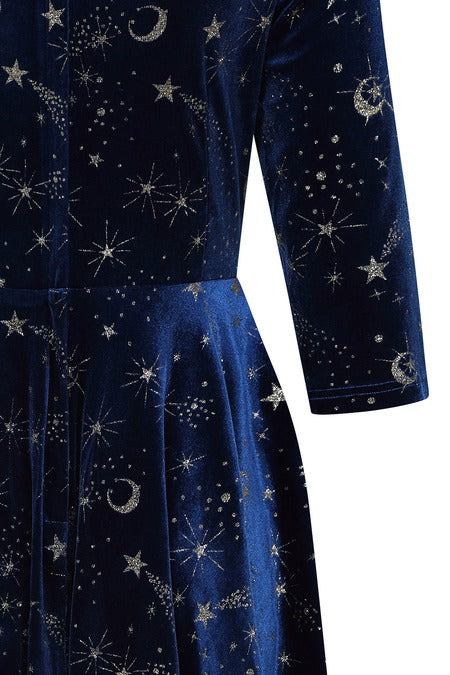 Enchanted Night Velvet Dress