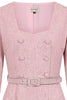 Isobel Pink Tweed Dress