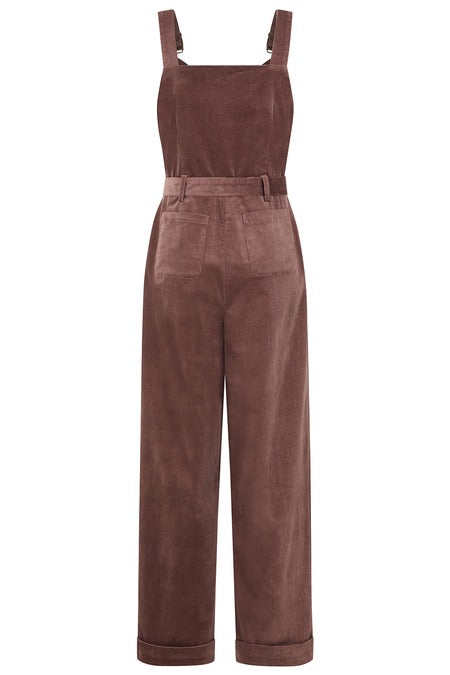 Corduroy Cutie Teddy Overalls