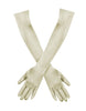 Satin Opera Gloves: Ivory