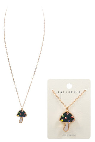 Cool Tones Triangle Necklace