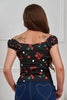 Bows & Cherry Dolores Top