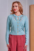 Cheery Cherry Sky Blue Cardigan