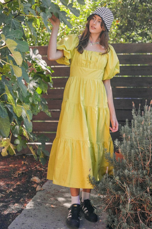 Lemon Grass Garden Dress