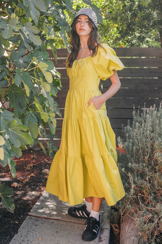 Lemon Grass Garden Dress