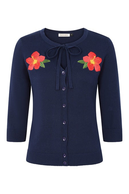 Hibiscus Kiss Cardigan