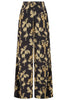 Golden Palm Palazzo Pants