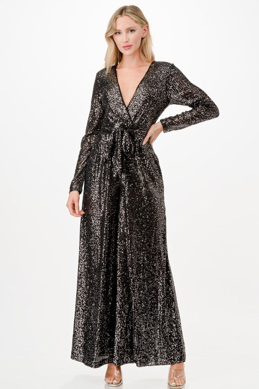 Jet Setter Sequin Jumpsuit