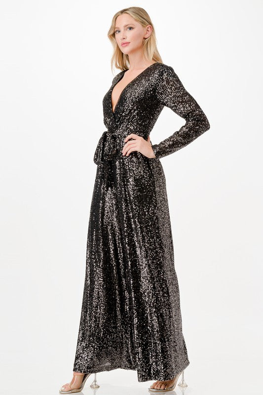 Jet Setter Sequin Jumpsuit