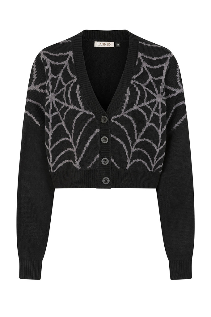 Web Of Night Cardigan