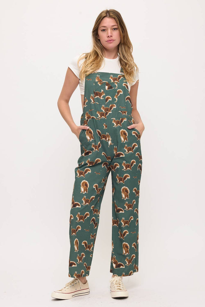 Squirrel Friends Overalls