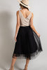 Pleated Tulle Skirt