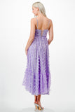 Lavender All A-Flutter Dress