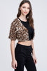 Fuzzy Leopard Bolero