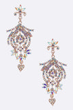 Rose Gold Chandelier Earrings