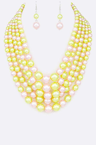 Raw Pearl Necklace