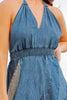 Denim Darling Halter Dress