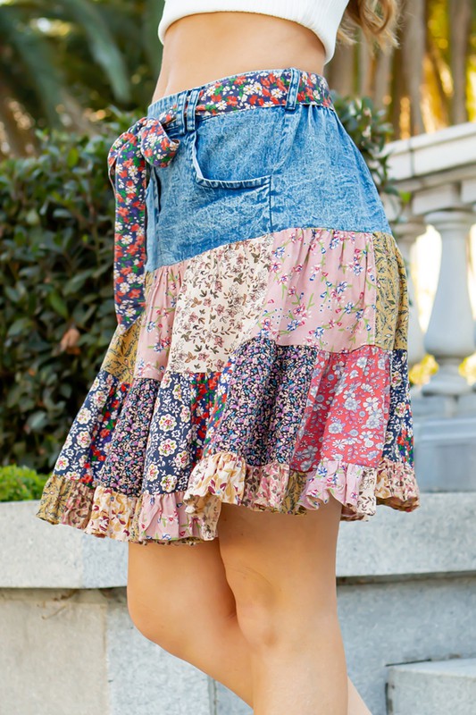 Barn Dance Denim Skirt