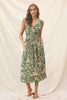 Tropical Carnival Wrap Dress