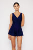 Navy Skirted Swimsuit