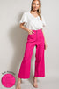 Soft Washed Cropped Leg Pants