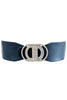 Dazzling D Stretch Belt: Black