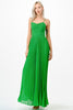 60's Green Pleated Jumpsuit