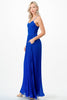 Cobalt Blue Pleated Jumpsuit