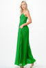 60's Green Pleated Jumpsuit