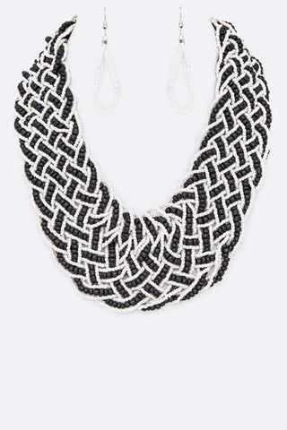 Gold Plated Pave Circle Necklace