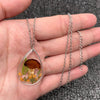 Dried Mushroom Drop Charm Necklace- PDF