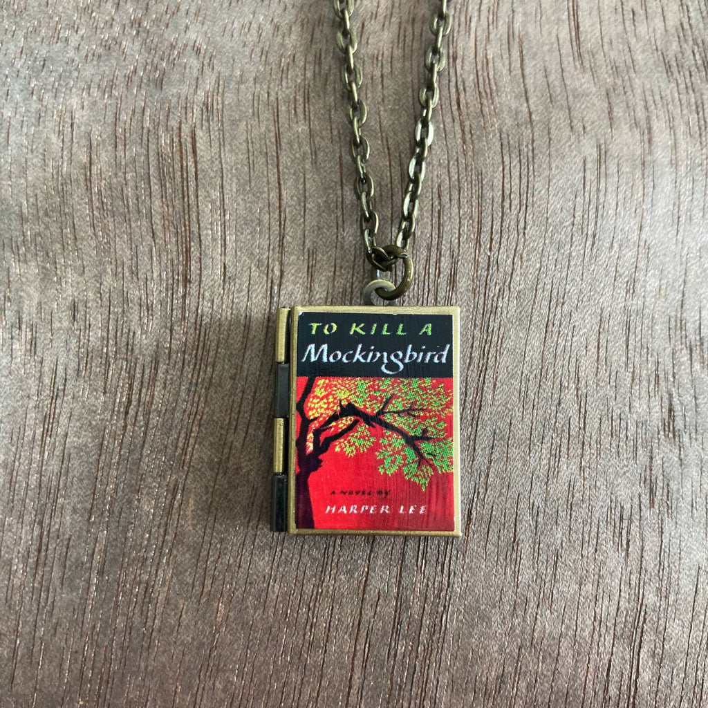 Book Locket Necklace - To Kill A Mockingbird - 1st Ed: Bronze