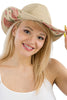 Western Rose Cowgirl Hat: Light Sand