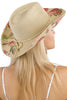 Western Rose Cowgirl Hat: Light Sand