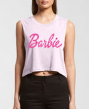 Barbie Cropped Tan Tank