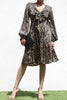 Garden Prowl Satin Dress
