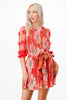 Orange Souffle Mini Dress- ONLY L
