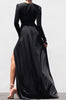 Florence Jersey Maxi Dress: Black