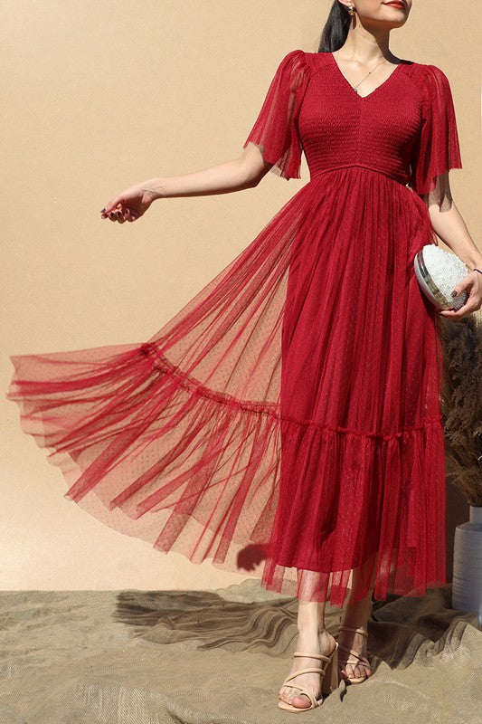 Crimson Cutie Dress