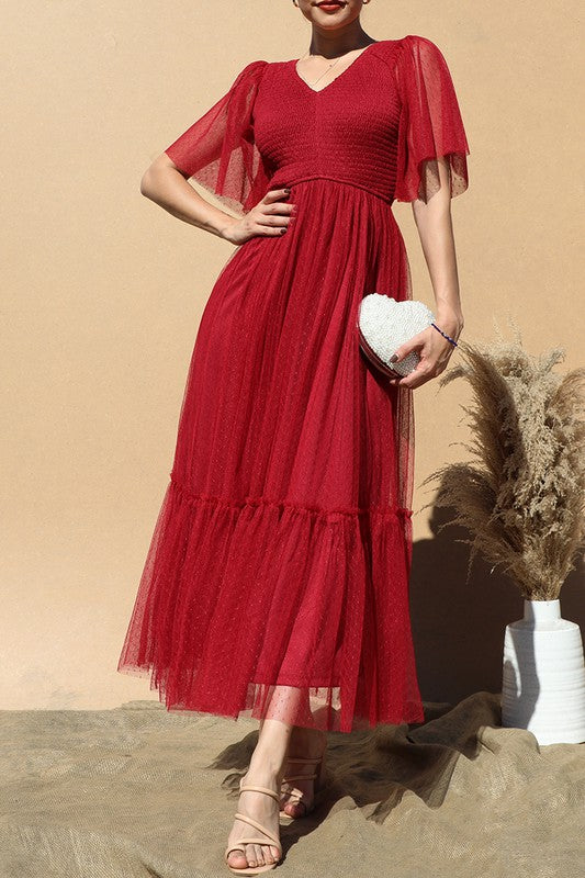 Crimson Cutie Dress
