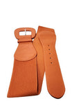 Elastic Buckle Belt: Orange