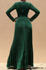 Emerald Gitter Maxi Dress