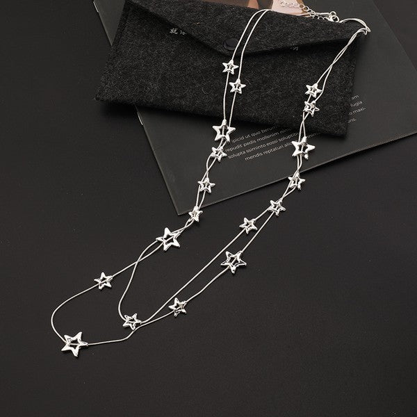 Multi Layer Star Necklace Necklace