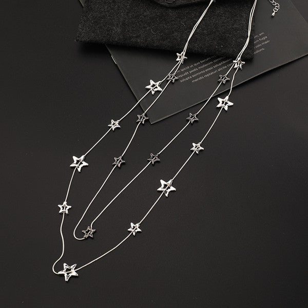 Multi Layer Star Necklace Necklace