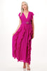 Fuchsia Abbey Maxi Dress