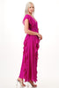 Fuchsia Abbey Maxi Dress
